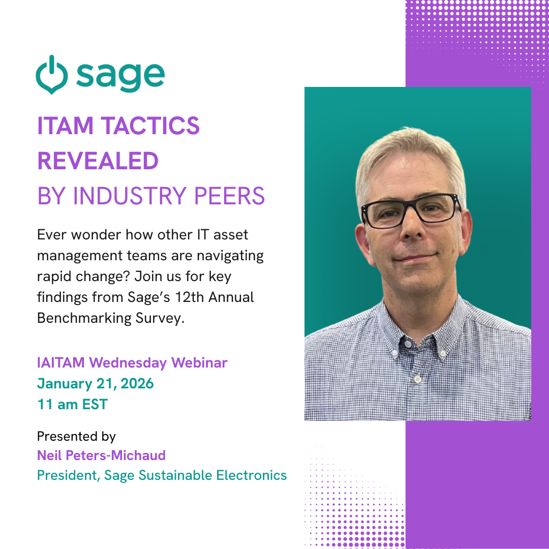Blog_2026 IAITAM Wed Webinar – Benchmarking Report IT Asset Management Tactics Revealed by Industry Peers - IAITAM Webinar by Neil Peters-Michaud